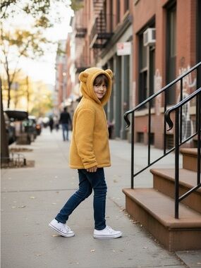 Disney Gold Lion King Fleece Hoodie for Kids Fits size 10-12